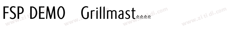 FSP DEMO   Grillmast字体转换
